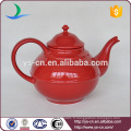 Pot de thé en céramique extra rouge style simple pour la maison
